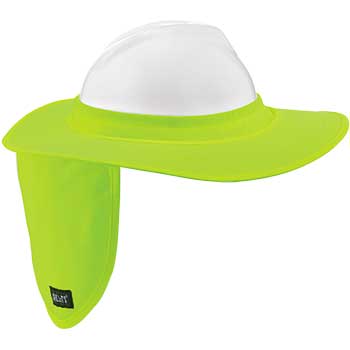 hard hat brim with shade