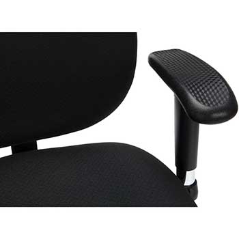 OFM 24 Hour Big and Tall Ergonomic Task Chair 247 Charcoal Computer Desk Swivel Chair with Arms 
