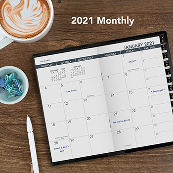 2021 Pocket Calendar by AT-A-GLANCE 3-1/2" x 6" Monthly Planner Pocket Size, 
