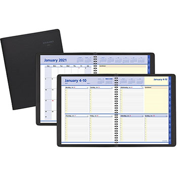 At-A-Glance QuickNotes Weekly/Monthly Appointment Book 8 x 9 7/8 Black 2019 