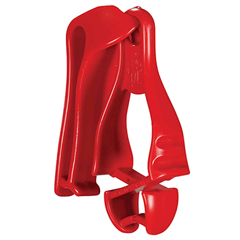 Red Ergodyne Squids 3405 Glove Grabber-Belt Clip