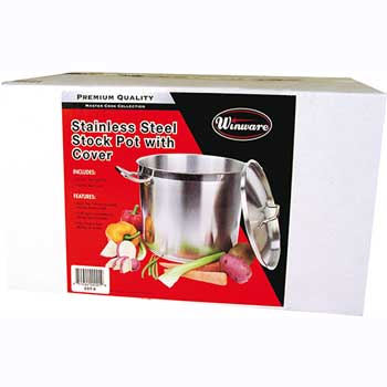 Winco Stainless Steel 20-Quart 