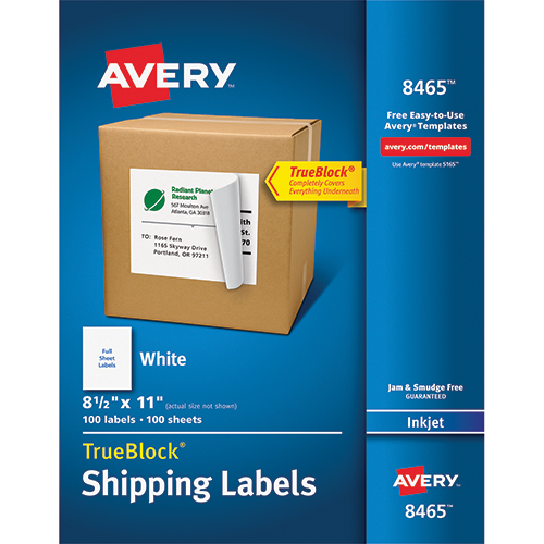 4200 Premium Rounded Corner Shipping Labels 2 Per Sheet-8.5 x 11-Self Adhesive 