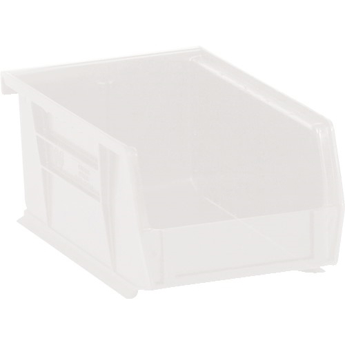 Box of 24 Ivory Stack and Hang Plastic Storage Bin 5'' x 4-1/8'' x 3'' 