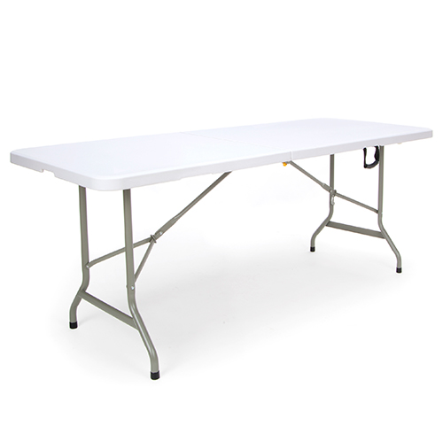 white center folding table