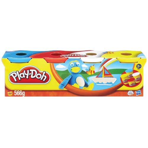 Playdoh 4 Pack Assorted 