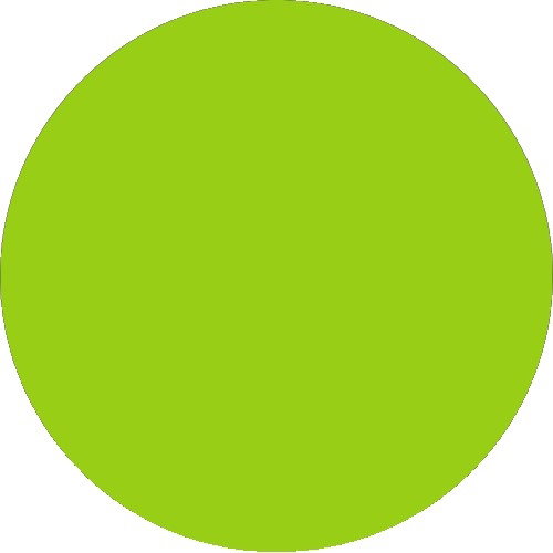 Move to Stock Fluorescent Green Labels 2 Circle
