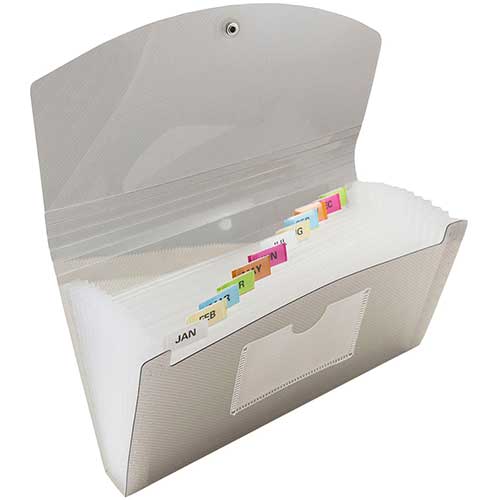 cardboard file folder with string fastener