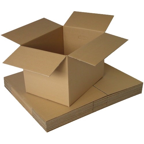 Box Packaging Heavy-Duty Double Wall Corrugated Box Kraft 25/Bundle 