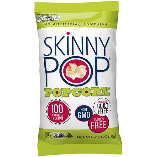 combineren Productiecentrum Beenmerg SkinnyPop® Popcorn 100 Calorie Popcorn, 0.65 oz., 30/CS - WB Mason