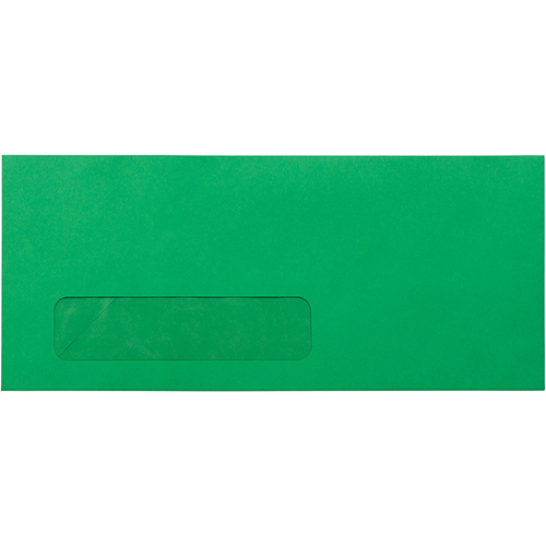 10 Business Colored Window Envelopes 4 1 8 X 9 1 2 Meadow Green 250 Ct Wb Mason