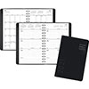 Contemporary Weekly/Monthly Planner, Block, 4 7/8" x 8", Black Cover, 2022
