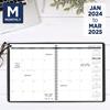 Recycled Monthly Planner, 9" x 11", Black, 2023