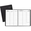 Weekly Appointment Book, Academic, 8-1/4 x 10-7/8, Black, 2023-2024