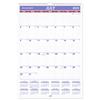 Monthly Wall Calendar With Ruled Daily Blocks, 15-1/2 x 22-3/4, White, 2022-2023