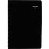 Monthly Planner, 7 7/8 x 11 7/8, Black Cover, 2022-2023