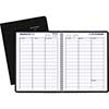 Weekly Appointment Book, 8" x 11", Black, 2023