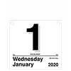 Today Is Daily Wall Calendar Refill, 8 1/2" x 8", White, 2023