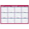 Erasable Vertical/Horizontal Wall Planner, 24" x 36", Blue/Red, 2023