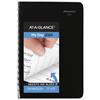 DayMinder Daily Appointment Book with Open Scheduling, 4 7/8" x 8", Black, 2023