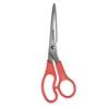 Value Line Stainless Steel Scissors, 8 in. Straight, Red