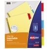 Big Tab™ Insertable Dividers, Buff Paper, 5-Tab Set, Multicolor