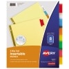 Big Tab™ Insertable Dividers, Buff Paper, 8-Tab Set, Multicolor