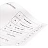 Customizable Table of Contents Dividers, Ready Index® Printable Section Titles, Preprinted 1-10 White Tabs