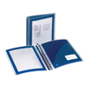 Flexi-View® Binder, 1 1/2" Round Rings, 275-Sheet Capacity, Navy