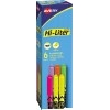 Pen-Style Highlighters, Assorted Colors, Smear Safe™, Nontoxic, 6/ST
