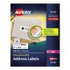 Repositionable Address Labels, Repositionable Adhesive, 1" x 2 5/8", 3000/BX