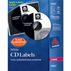 CD Labels, Print to the Edge, Permanent Adhesive, 40 Disc Labels and 80 Spine Labels/PK