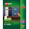Removable Labels, Removable Adhesive, 1" x 2 5/8", Assorted Neon Colors, 360/PK