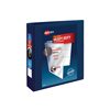 Heavy-Duty View Binder, 2" One-Touch Rings, 540-Sheet Capacity, DuraHinge®, Navy Blue