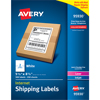Shipping Labels, Permanent Adhesive, 5 1/2" x 8 1/2", 500/BX