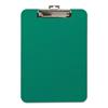Unbreakable Recycled Clipboard, 1/4" Capacity, 8 1/2 x 11, Green