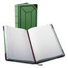 Record/Account Book, Record Rule, Green/Red, 500 Pages, 12 1/2 x 7 5/8