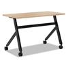 Multipurpose Table Fixed Base Table, 48w x 24d x 29 3/8h, Wheat
