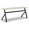 Multipurpose Table Fixed Base Table, 72w x 24d x 29 3/8h, Light Gray