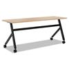 Multipurpose Table Fixed Base Table, 72w x 24d x 29 3/8h, Wheat