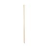 Threaded End Broom Handle, Lacquered Wood, 0.94" dia x 60", Natural