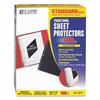 Traditional Polypropylene Sheet Protector, Standard Weight, 11 x 8 1/2, 100/BX