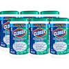 Disinfecting Wipes, Fresh Scent, 75 Wipes/Canister, 6 Canisters/Carton