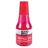 2000 PLUS Self-Inking Refill Ink, Red, 0.9 oz. Bottle