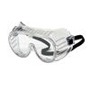 Safety Goggles, Over Glasses, Clear Lens, Direct Vent, Elastic Strap