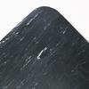 Cushion-Step Mat, Rubber, 36 x 60, Marbleized Black