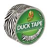 Printed Duct Tape, 1.88" x 10 yds., 9 Mil, 3" Core, Zebra