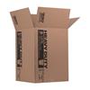 Heavy-Duty Moving/Storage Boxes, 18l x 18w x 24h, Brown
