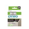 D1 Standard Tape Cartridge for Dymo Label Makers, 1/2in x 23ft, Black on White
