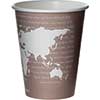 World Art Renewable/Compostable Hot Cups, 8 oz, Plum, 50/Pack